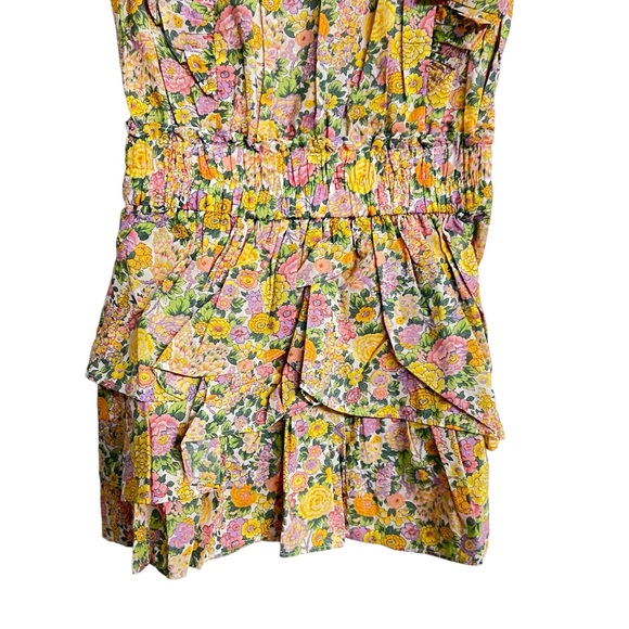 New Girls LoveShackFancy Decker Liberty Fabric Floral Dress Golden Meadows - Picture 3 of 7
